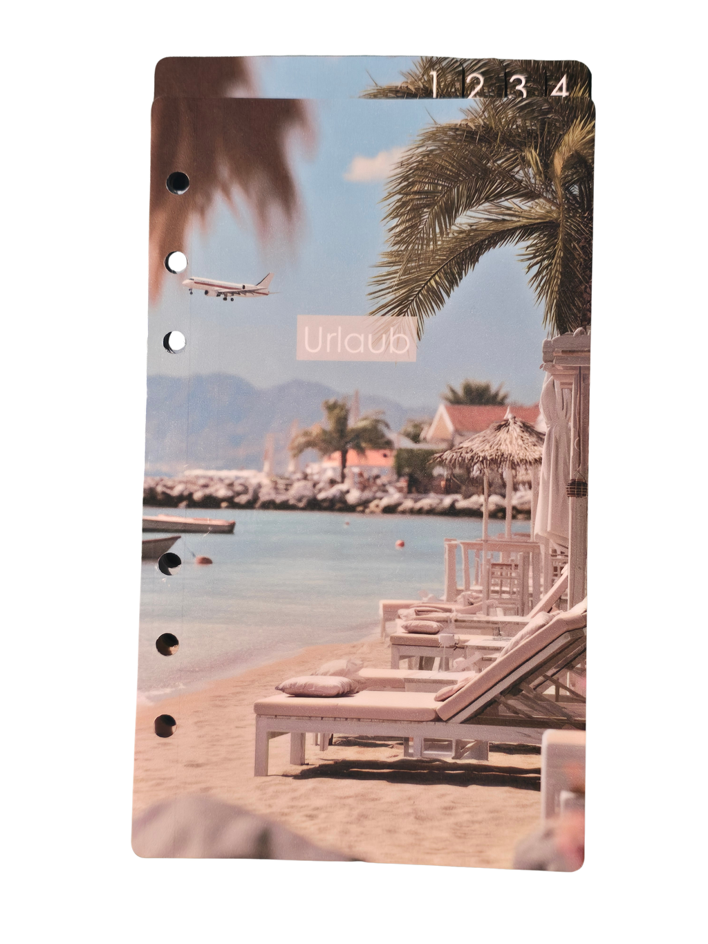 Urlaub 4er Register mit 4 Umschlägen A6 (Kopie)