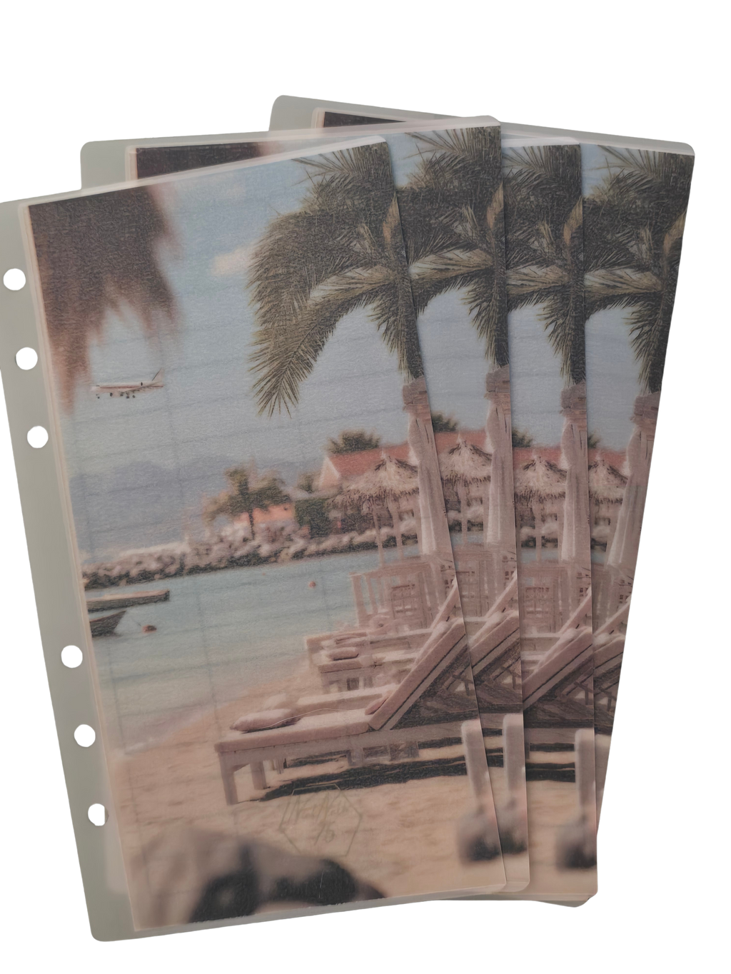 Urlaub 4er Register mit 4 Umschlägen A6 (Kopie)