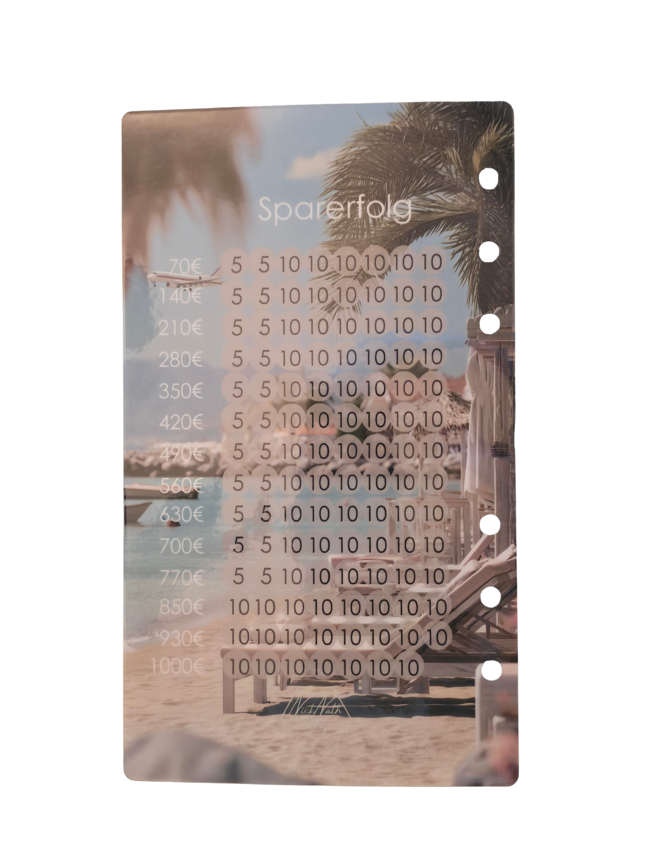 Urlaub 4er Register mit 4 Umschlägen A6 (Kopie)