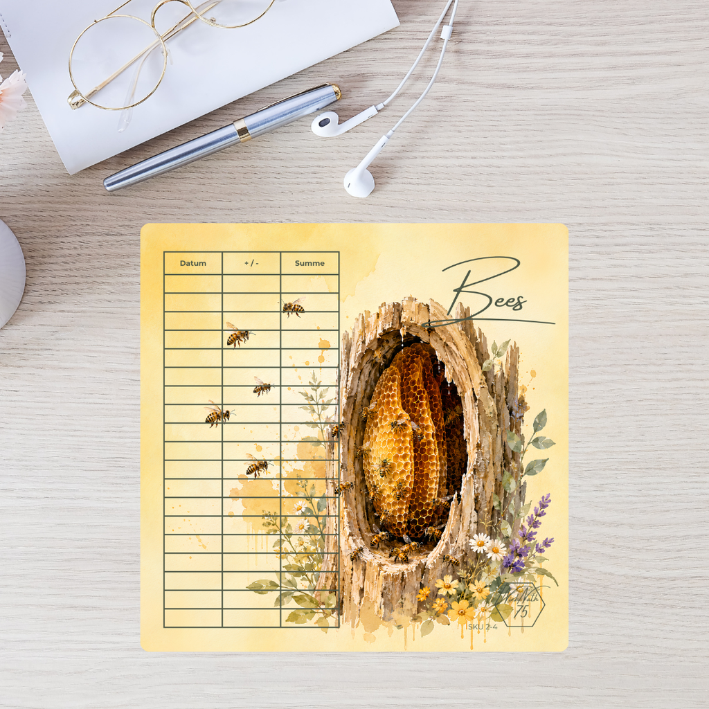 Bees 2er Klappkarte