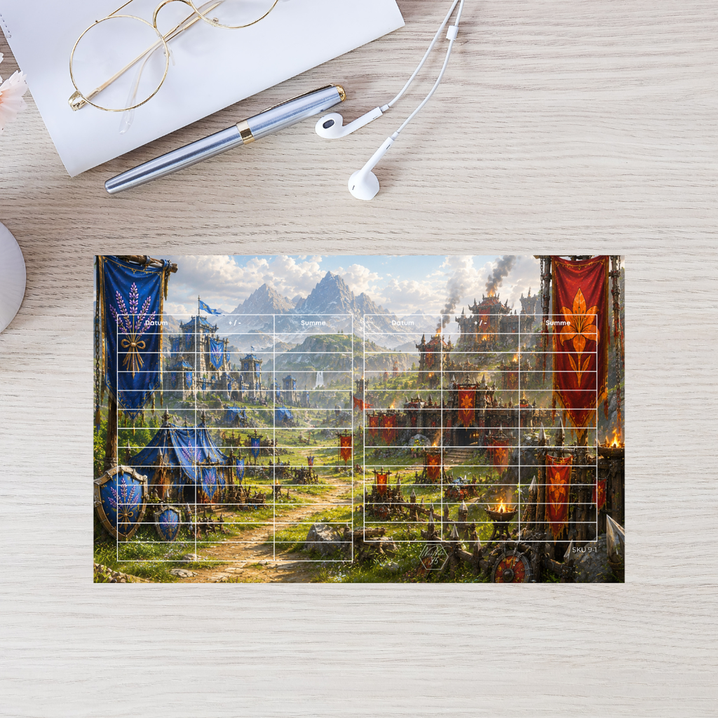 Lavender vs. Lilien Sparspiel für A6 Binder